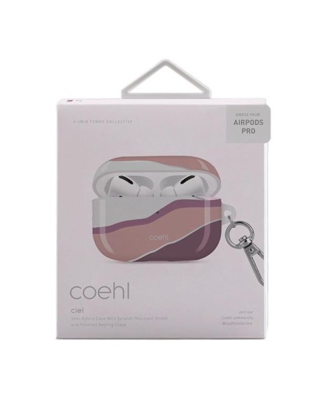 Uniq Coehl Ciel dėklas, skirtas AirPods Pro – rožinis Uniq Coehl Ciel dėklas, skirtas AirPods Pro – rožinis