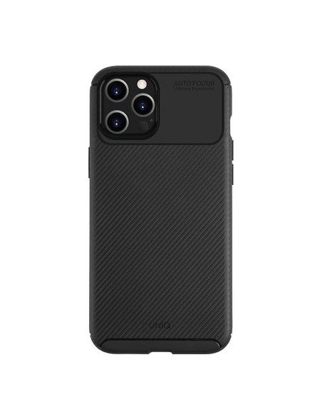 UNIQ Hexa dėklas, skirtas iPhone 12 Pro Max - juodas UNIQ Hexa dėklas, skirtas iPhone 12 Pro Max - juodas