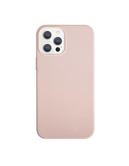 Uniq Lino Hue dėklas, skirtas iPhone 12 Pro Max - rožinis Uniq Lino Hue dėklas, skirtas iPhone 12 Pro Max - rožinis