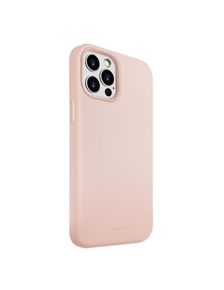 Uniq Lino Hue dėklas, skirtas iPhone 12 Pro Max - rožinis Uniq Lino Hue dėklas, skirtas iPhone 12 Pro Max - rožinis