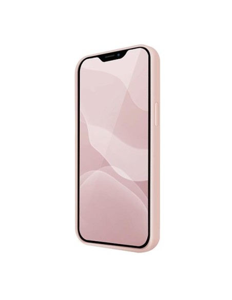 Uniq Lino Hue dėklas, skirtas iPhone 12 Pro Max - rožinis Uniq Lino Hue dėklas, skirtas iPhone 12 Pro Max - rožinis