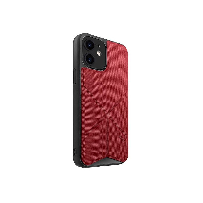 UNIQ Transforma dėklas iPhone 12 mini - raudonas