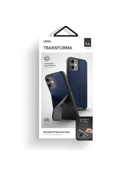 UNIQ Transforma dėklas iPhone 12 mini - mėlynas UNIQ Transforma dėklas iPhone 12 mini - mėlynas