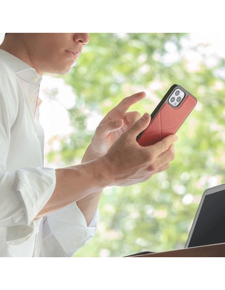 UNIQ Transforma dėklas iPhone 12 mini - pilkas