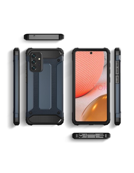 Hybrid Armor šarvuotas hibridinis dėklo dangtelis, skirtas Samsung Galaxy A72 4G juodas Hybrid Armor šarvuotas hibridinis dėklo dangtelis, skirtas Samsung Galaxy A72 4G juodas