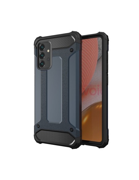Hybrid Armor šarvuotas hibridinis dėklo dangtelis, skirtas Samsung Galaxy A72 4G mėlynas Hybrid Armor šarvuotas hibridinis dėklo dangtelis, skirtas Samsung Galaxy A72 4G mėlynas