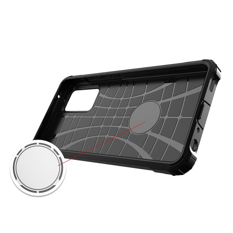 Hybrid Armor šarvuotas hibridinis dėklo dangtelis, skirtas Samsung Galaxy A72 4G auksui