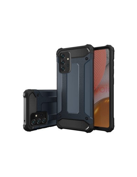 Hybrid Armor šarvuotas hibridinis dėklo dangtelis, skirtas Samsung Galaxy A72 4G sidabras