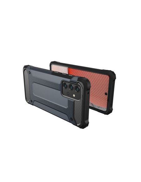 Hybrid Armor šarvuotas hibridinis dėklo dangtelis, skirtas Samsung Galaxy A72 4G sidabras
