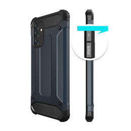 Hybrid Armor šarvuotas hibridinis dėklo dangtelis, skirtas Samsung Galaxy A72 4G sidabras