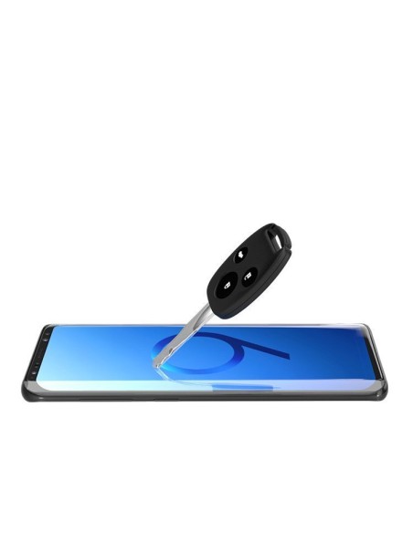 3D Edge Nano Flexi Glass Stiklo plėvelė viso ekrano grūdintas stiklas su rėmeliu Samsung Galaxy S21 Ultra 5G Transparent