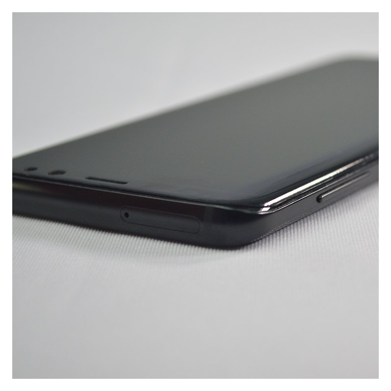 3D Edge Nano Flexi Glass Stiklo plėvelė viso ekrano grūdintas stiklas su rėmeliu Samsung Galaxy S21 Ultra 5G Transparent