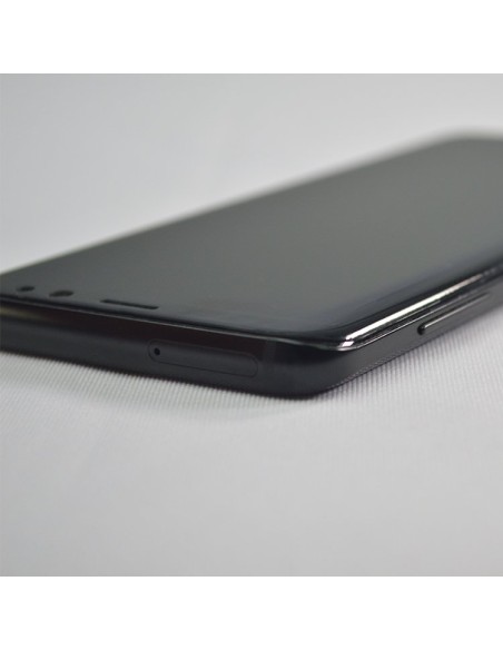 3D Edge Nano Flexi Glass Stiklo plėvelė viso ekrano grūdintas stiklas su rėmeliu Samsung Galaxy S21 Ultra 5G Transparent