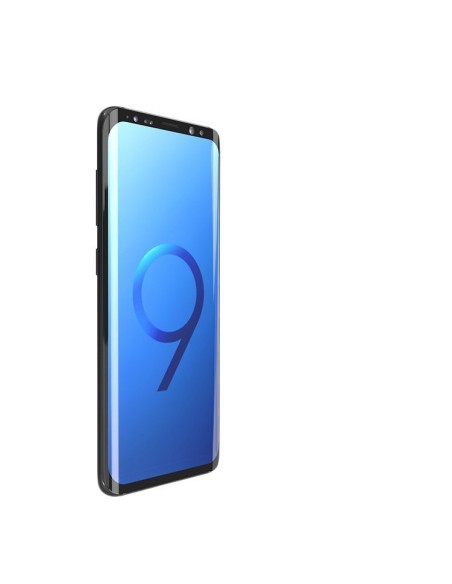 3D Edge Nano Flexi Glass Stiklo plėvelė viso ekrano grūdintas stiklas su rėmeliu Samsung Galaxy S21 Ultra 5G Transparent