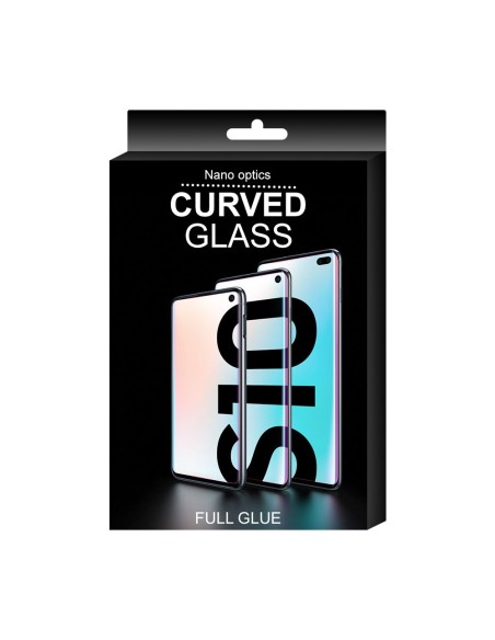 3D Edge Nano Flexi Glass Stiklo plėvelė viso ekrano grūdintas stiklas su rėmeliu Samsung Galaxy S21 Ultra 5G Transparent