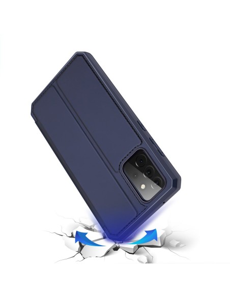 DUX DUCIS Skin X dėklo dėklo dangtelis su atvartu, skirtas Samsung Galaxy A72 4G mėlynai DUX DUCIS Skin X dėklo dėklo dangtelis su atvartu, skirtas Samsung Galaxy A72 4G mėlynai