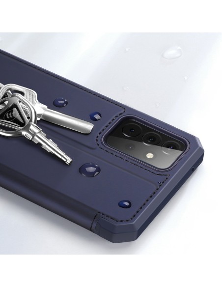 DUX DUCIS Skin X dėklo dėklo dangtelis su atvartu, skirtas Samsung Galaxy A72 4G mėlynai DUX DUCIS Skin X dėklo dėklo dangtelis su atvartu, skirtas Samsung Galaxy A72 4G mėlynai