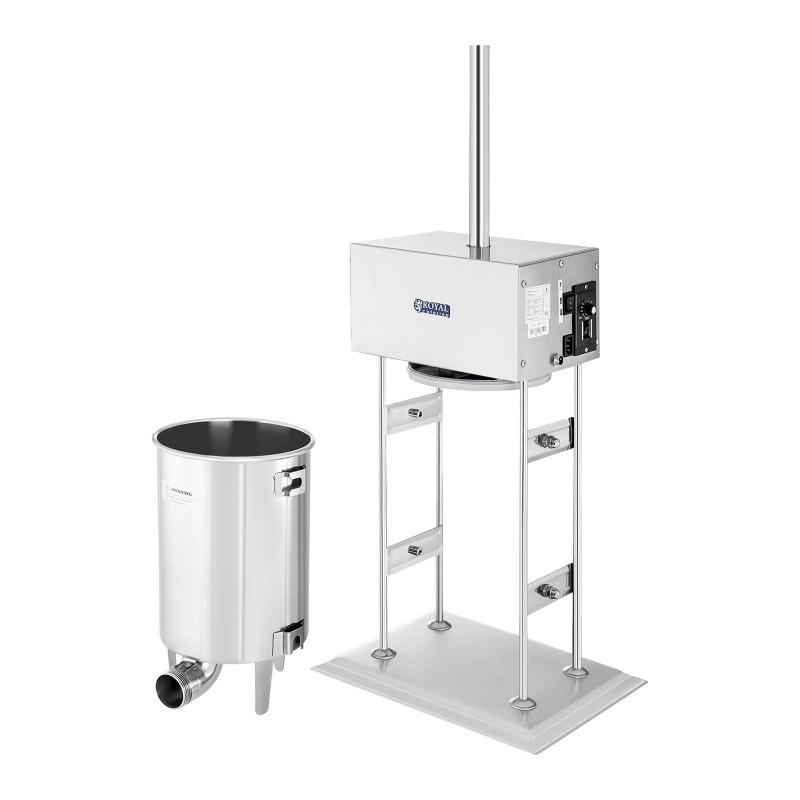 Elektrinis dešrų užpildas su Royal Catering varikliu + 4 piltuvėliai 10L