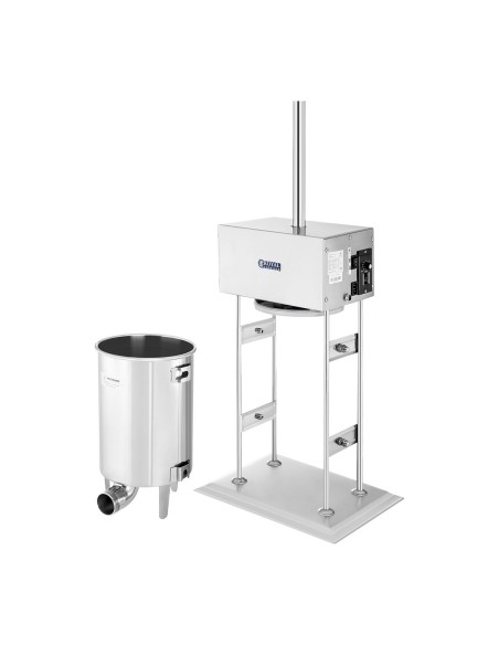 Elektrinis dešrų užpildas su Royal Catering varikliu + 4 piltuvėliai 10L Elektrinis dešrų užpildas su Royal Catering varikliu + 4 piltuvėliai 10L