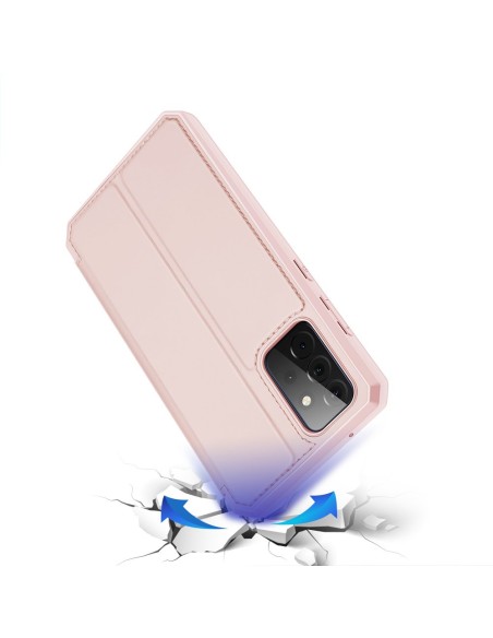 DUX DUCIS Skin X dėklo dėklo dangtelis su atvartu, skirtas Samsung Galaxy A72 4G rožinė DUX DUCIS Skin X dėklo dėklo dangtelis su atvartu, skirtas Samsung Galaxy A72 4G rožinė