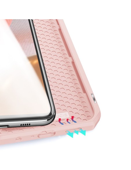 DUX DUCIS Skin X dėklo dėklo dangtelis su atvartu, skirtas Samsung Galaxy A72 4G rožinė DUX DUCIS Skin X dėklo dėklo dangtelis su atvartu, skirtas Samsung Galaxy A72 4G rožinė