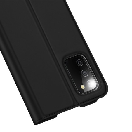 DUX DUCIS Skin Pro dėklo dėklo dangtelis su atvartu, skirtas Samsung Galaxy A02s EU juodas DUX DUCIS Skin Pro dėklo dėklo dangtelis su atvartu, skirtas Samsung Galaxy A02s EU juodas
