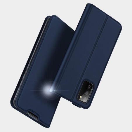 DUX DUCIS Skin Pro dėklo dėklo dangtelis su atvartu, skirtas Samsung Galaxy A02s EU juodas DUX DUCIS Skin Pro dėklo dėklo dangtelis su atvartu, skirtas Samsung Galaxy A02s EU juodas