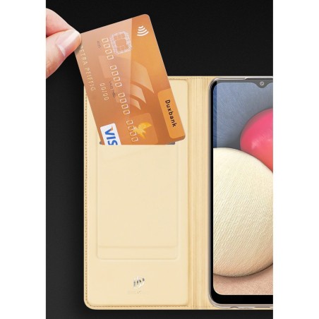 DUX DUCIS Skin Pro dėklo dėklo dangtelis su atvartu, skirtas Samsung Galaxy A02s EU juodas DUX DUCIS Skin Pro dėklo dėklo dangtelis su atvartu, skirtas Samsung Galaxy A02s EU juodas