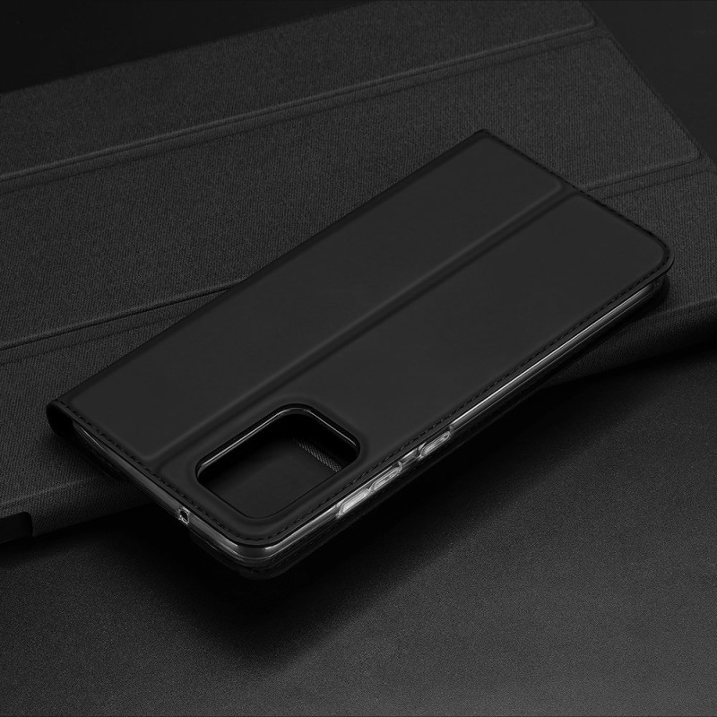 DUX DUCIS Skin Pro dėklo dėklo dangtelis su atvartu, skirtas Samsung Galaxy A02s EU juodas