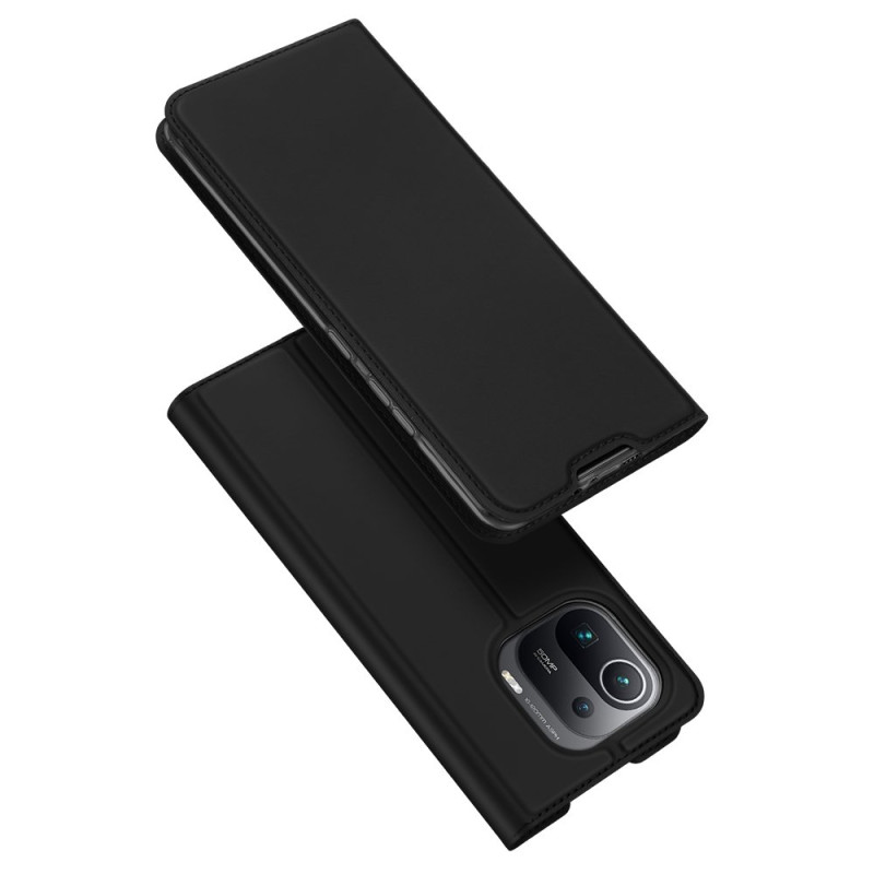 DUX DUCIS Skin Pro dėklo dėklo dangtelis su atvartu, skirtas Xiaomi Mi 11 Pro juodas
