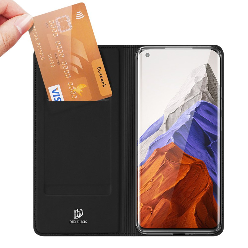 DUX DUCIS Skin Pro dėklo dėklo dangtelis su atvartu, skirtas Xiaomi Mi 11 Pro juodas