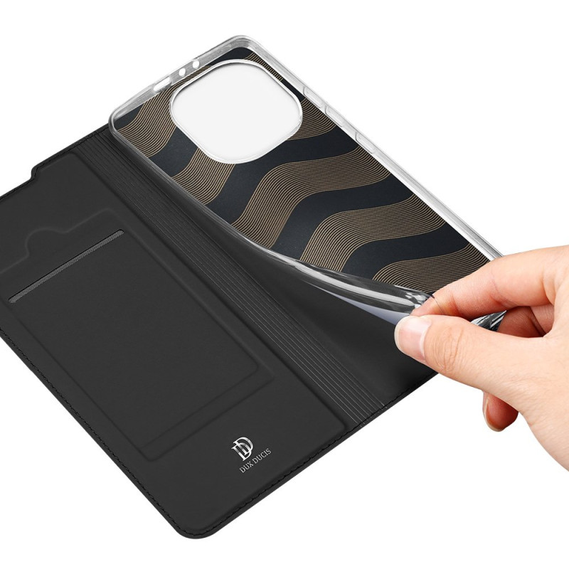 DUX DUCIS Skin Pro dėklo dėklo dangtelis su atvartu, skirtas Xiaomi Mi 11 Pro juodas