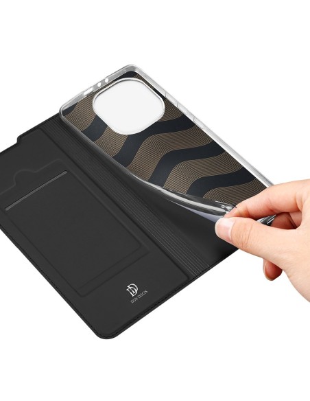 DUX DUCIS Skin Pro dėklo dėklo dangtelis su atvartu, skirtas Xiaomi Mi 11 Pro juodas DUX DUCIS Skin Pro dėklo dėklo dangtelis su atvartu, skirtas Xiaomi Mi 11 Pro juodas
