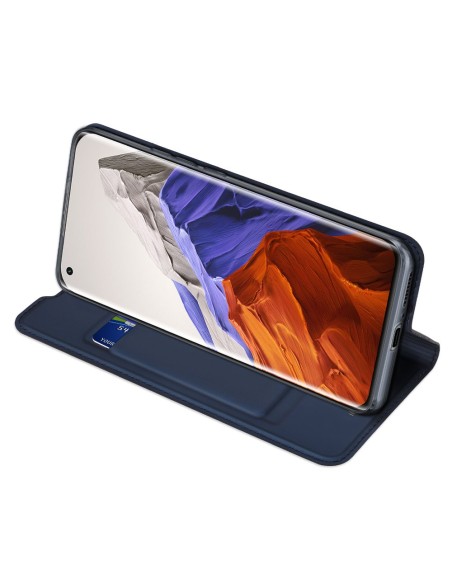 DUX DUCIS Skin Pro dėklo dėklo dangtelis su atvartu, skirtas Xiaomi Mi 11 Pro mėlynai