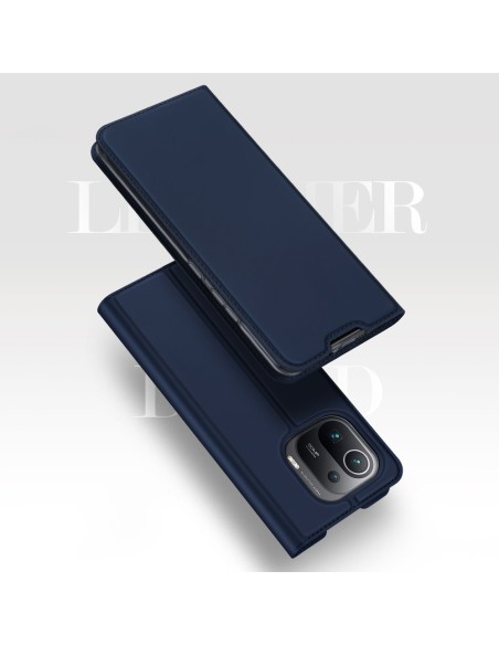 DUX DUCIS Skin Pro dėklo dėklo dangtelis su atvartu, skirtas Xiaomi Mi 11 Pro mėlynai