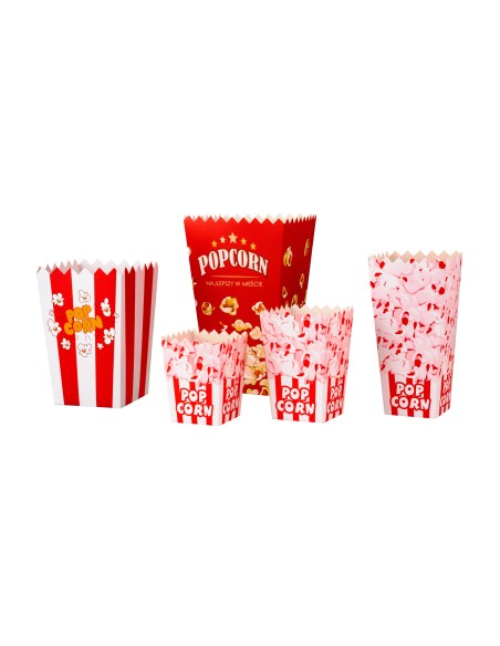 PopCorn kartoninė dėžutė 7x14,5x9cm MEDIUM 0,75L 100vnt. PopCorn kartoninė dėžutė 7x14,5x9cm MEDIUM 0,75L 100vnt.