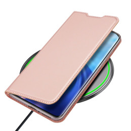 DUX DUCIS Skin Pro dėklo dėklo dangtelis su atvartu Xiaomi Mi 11 Pro rožinė