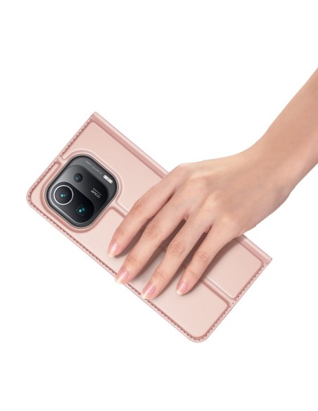 DUX DUCIS Skin Pro dėklo dėklo dangtelis su atvartu Xiaomi Mi 11 Pro rožinė DUX DUCIS Skin Pro dėklo dėklo dangtelis su atvartu Xiaomi Mi 11 Pro rožinė