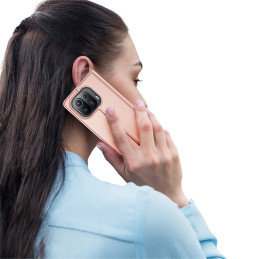 DUX DUCIS Skin Pro dėklo dėklo dangtelis su atvartu Xiaomi Mi 11 Pro rožinė
