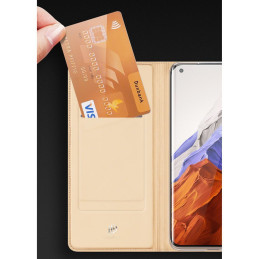 DUX DUCIS Skin Pro dėklo dėklo dangtelis su atvartu Xiaomi Mi 11 Pro rožinė