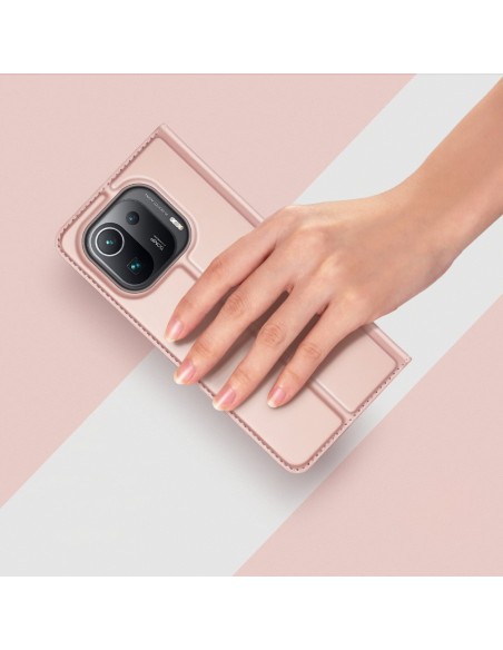 DUX DUCIS Skin Pro dėklo dėklo dangtelis su atvartu Xiaomi Mi 11 Pro rožinė DUX DUCIS Skin Pro dėklo dėklo dangtelis su atvartu Xiaomi Mi 11 Pro rožinė
