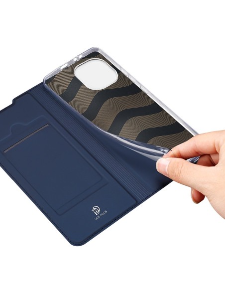 DUX DUCIS Skin Pro dėklo dėklo dangtelis su atvartu, skirtas Xiaomi Mi 11 blue DUX DUCIS Skin Pro dėklo dėklo dangtelis su atvartu, skirtas Xiaomi Mi 11 blue