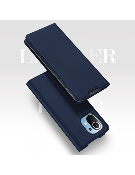 DUX DUCIS Skin Pro dėklo dėklo dangtelis su atvartu, skirtas Xiaomi Mi 11 blue DUX DUCIS Skin Pro dėklo dėklo dangtelis su atvartu, skirtas Xiaomi Mi 11 blue
