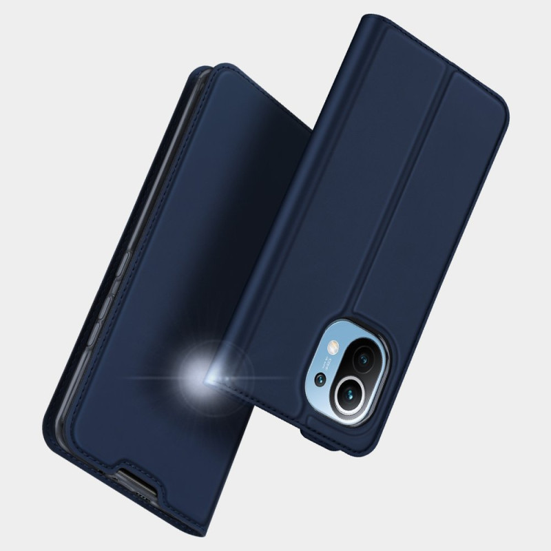 DUX DUCIS Skin Pro dėklo dėklo dangtelis su atvartu, skirtas Xiaomi Mi 11 blue