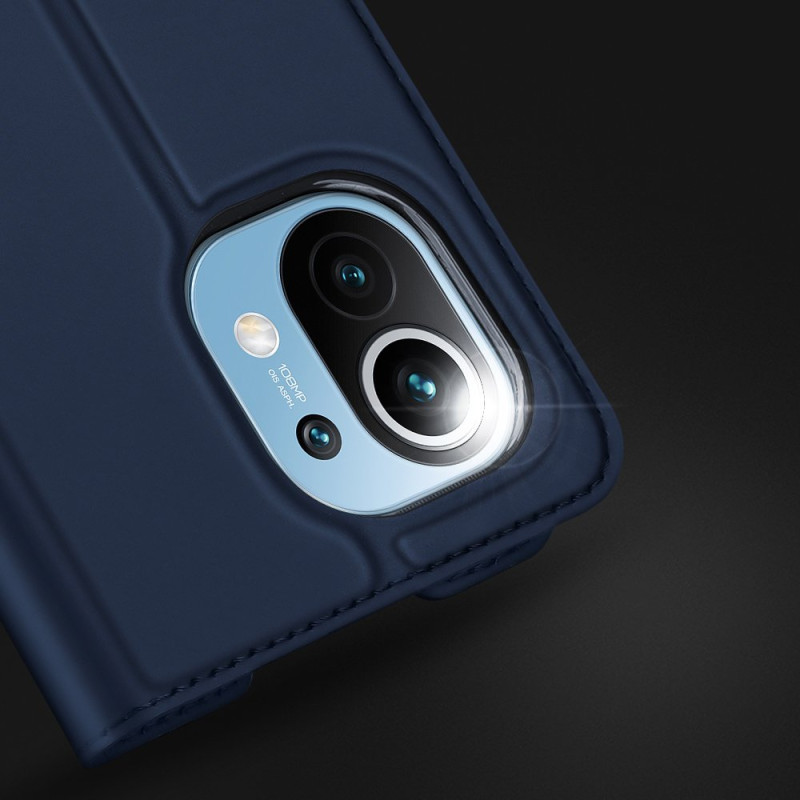 DUX DUCIS Skin Pro dėklo dėklo dangtelis su atvartu, skirtas Xiaomi Mi 11 blue
