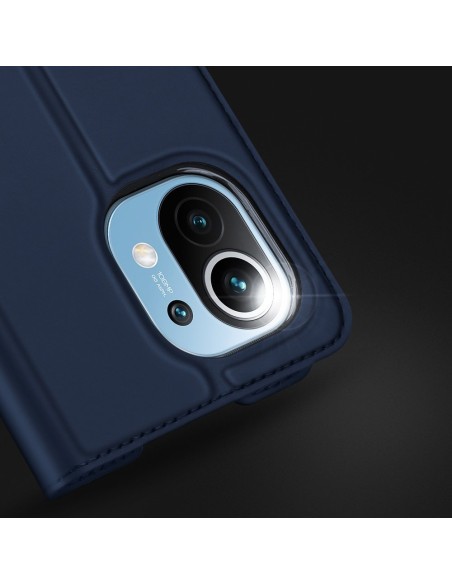 DUX DUCIS Skin Pro dėklo dėklo dangtelis su atvartu, skirtas Xiaomi Mi 11 blue DUX DUCIS Skin Pro dėklo dėklo dangtelis su atvartu, skirtas Xiaomi Mi 11 blue