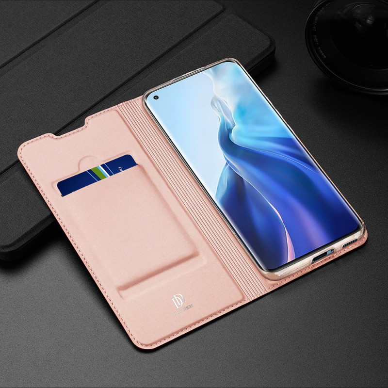 DUX DUCIS Skin Pro dėklo dėklo dangtelis su atvartu, skirtas Xiaomi Mi 11 blue