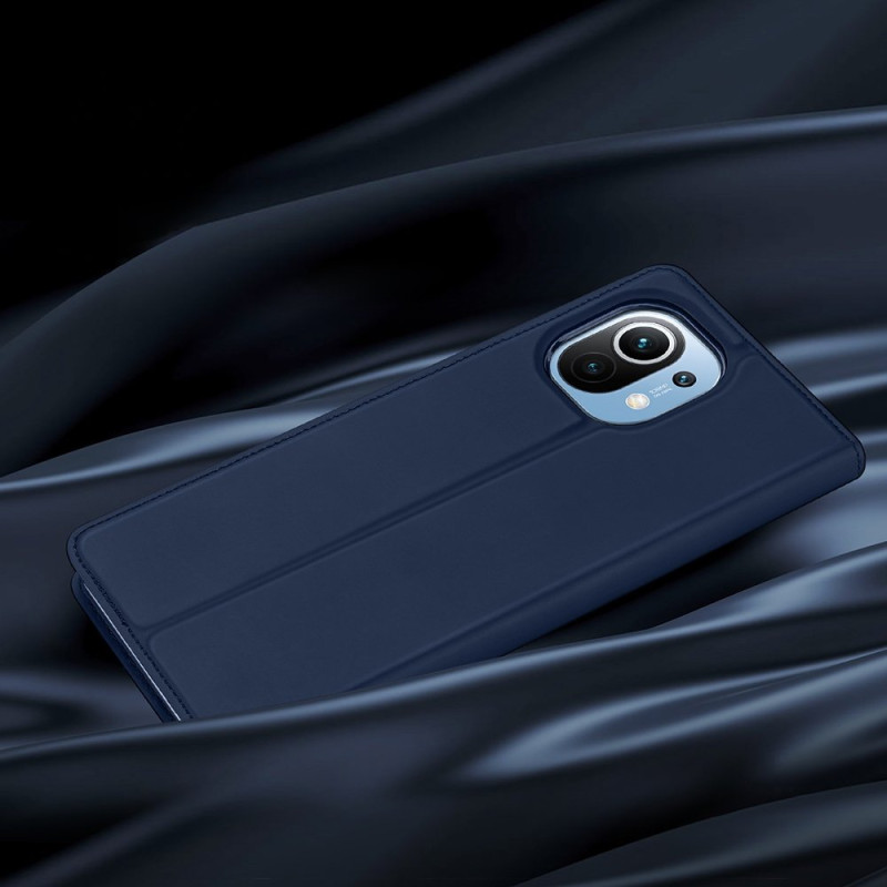 DUX DUCIS Skin Pro dėklo dėklo dangtelis su atvartu, skirtas Xiaomi Mi 11 blue