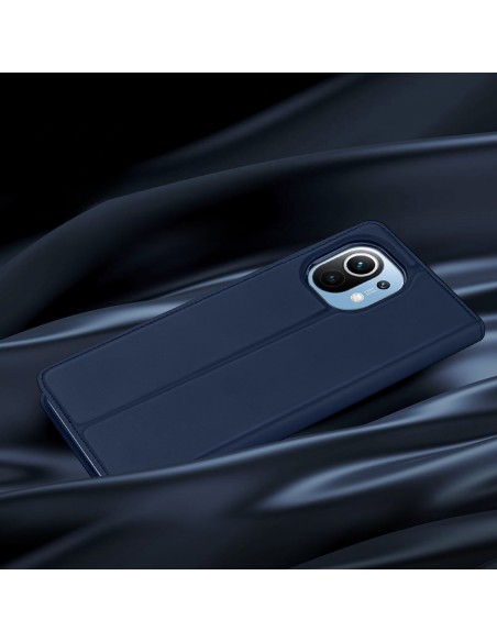 DUX DUCIS Skin Pro dėklo dėklo dangtelis su atvartu, skirtas Xiaomi Mi 11 blue DUX DUCIS Skin Pro dėklo dėklo dangtelis su atvartu, skirtas Xiaomi Mi 11 blue