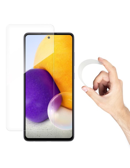 Wozinsky Nano Flexi hibridinis lankstus stiklo plėvelės grūdintas stiklas, skirtas Samsung Galaxy A72 4G